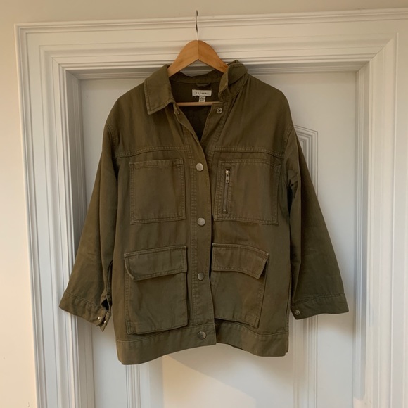 Topshop Khaki Shaket - L - Picture 13 of 13